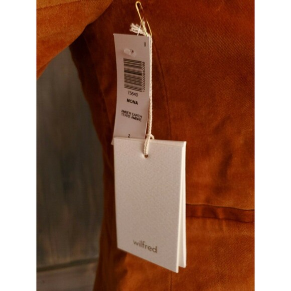 Wilfred Mona Velvet Blazer Single-button, Velvet Blazer Size 2 - Picture 6 of 9